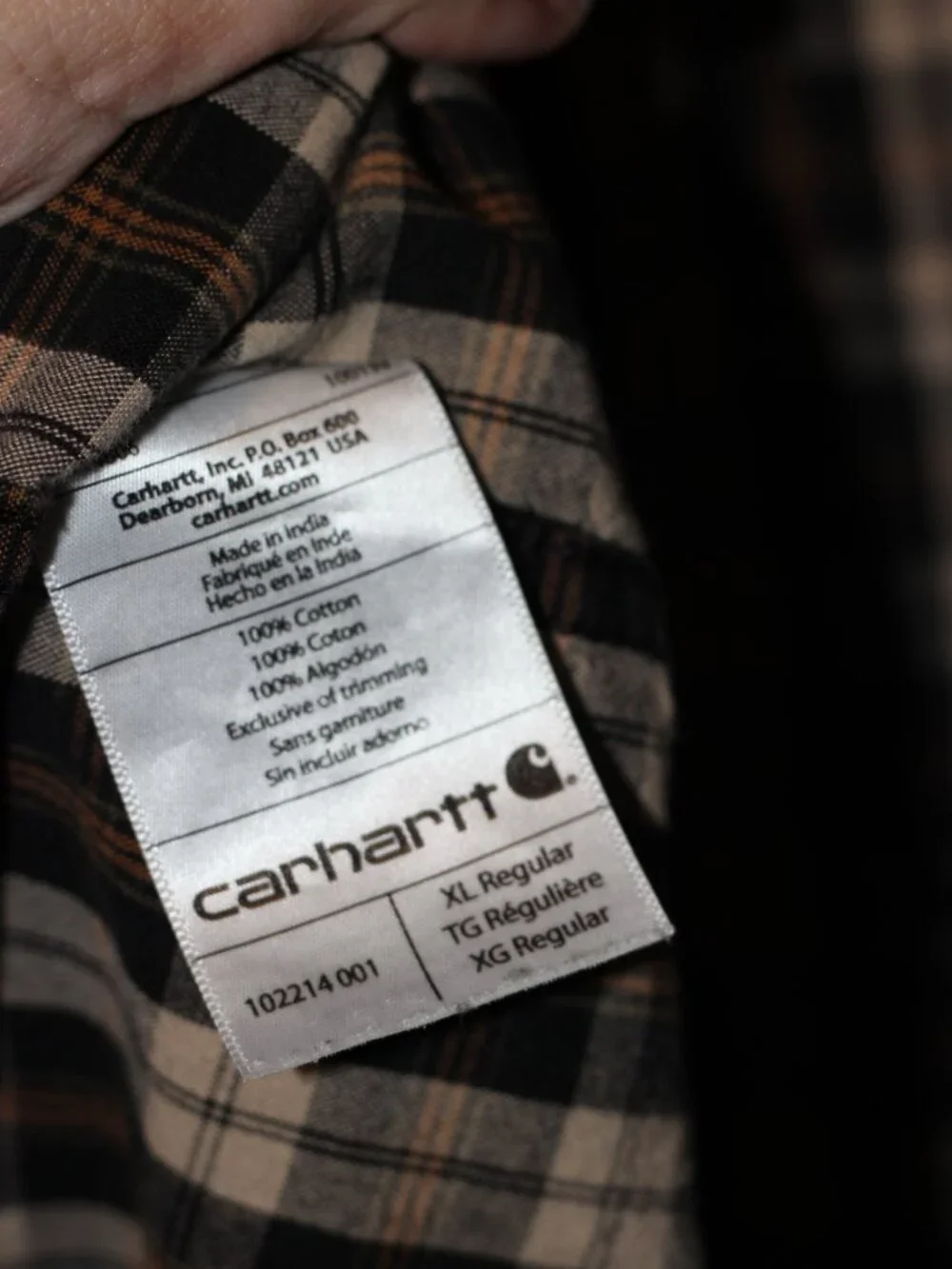 Carhartt 100% cotton